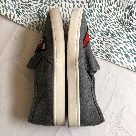 Charming Charlie Cool Patches slip-on sneakers 7 - Picture 5 of 8